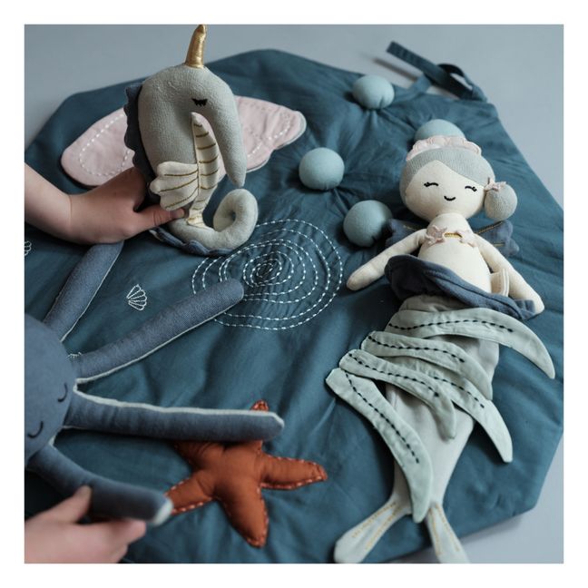 Puppe aus Bio-Baumwolle Meerjungfrau