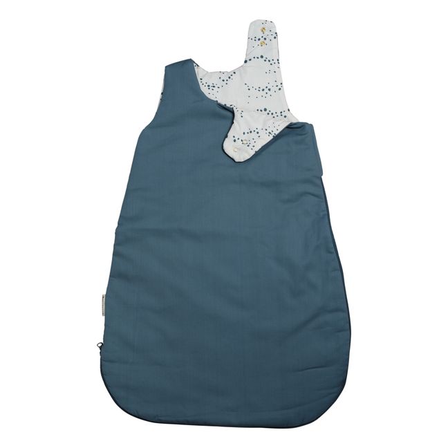 Organic Cotton Baby Sleeping Bag | Blue