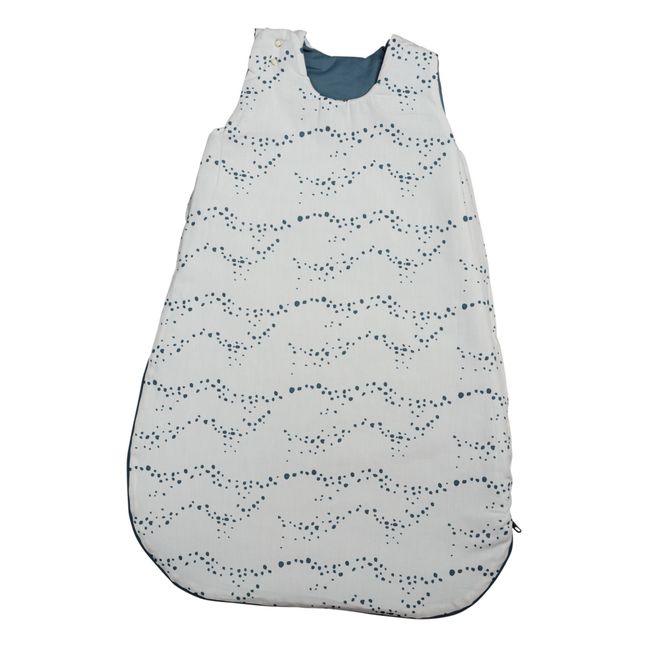 Babyschlafsack aus Bio-Baumwolle | Blau