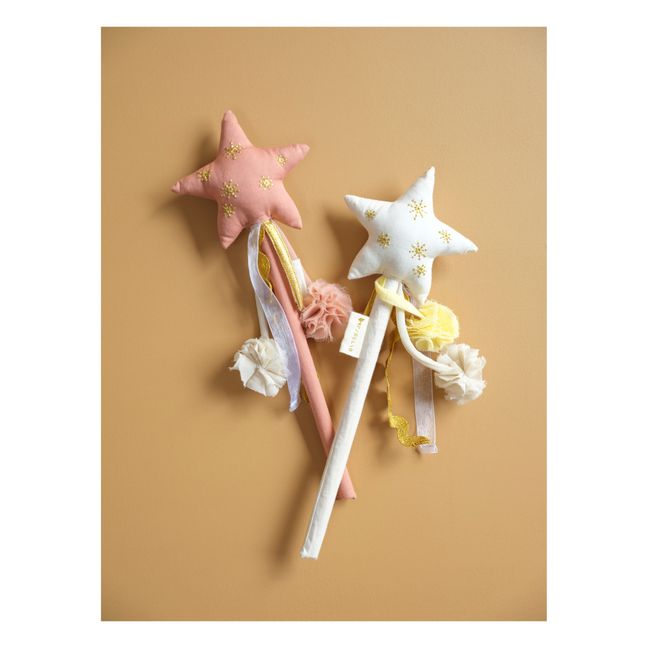 Bacchetta magica in cotone bio | Rosa