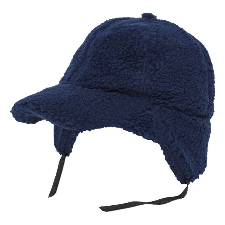 Chapeau Façon Fourrure Polyester Recyclé Buffalo | Navy blue- Product image n°1