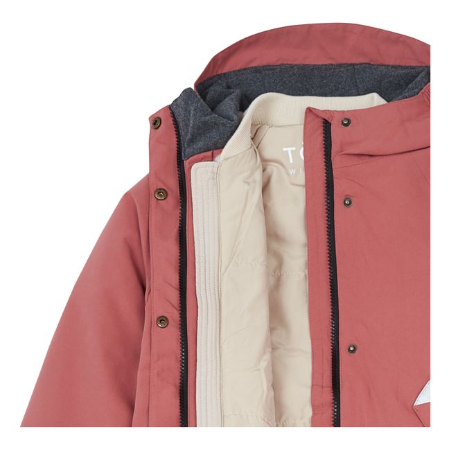 Parka Wïld Explorer 3 en 1 Recyclée | Rose