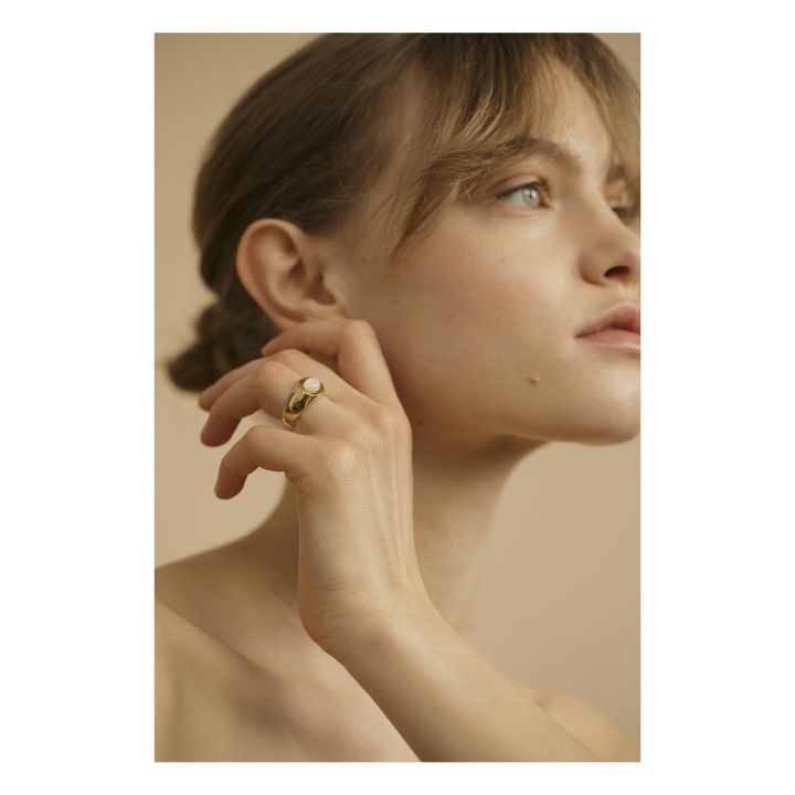 Anillo de sello | Dorado- Imagen del producto n°3