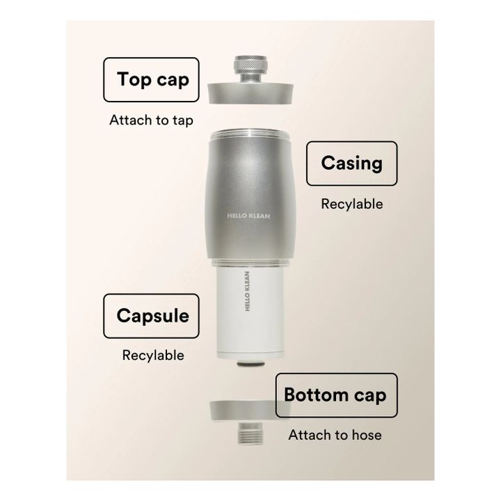 Filtro de ducha para agua impura | Acero- Imagen del producto n°7