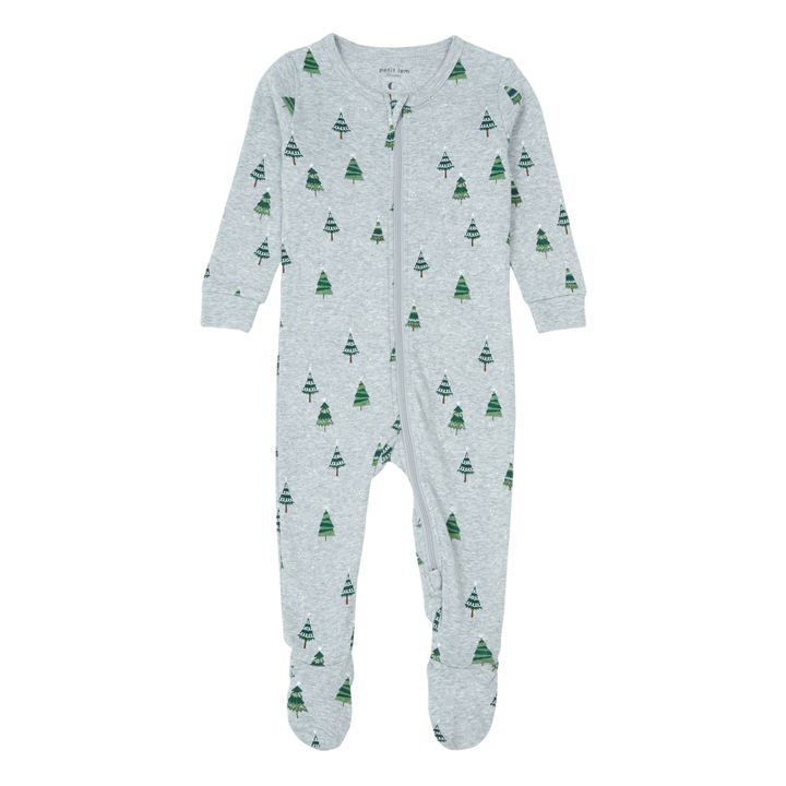 Fir Tree One-Piece Pyjamas | Grey- Product image n°0