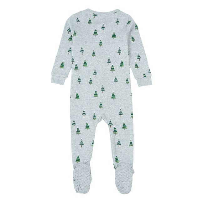 Fir Tree One-Piece Pyjamas | Grey
