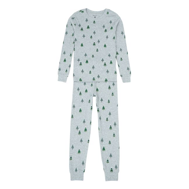 Fir Tree Two-Piece Pyjamas | Grey