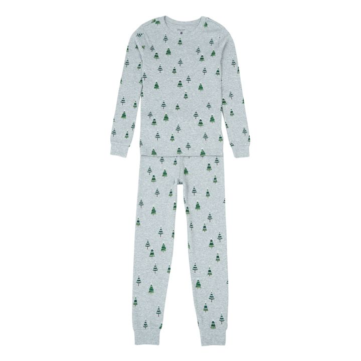Fir Tree Two-Piece Pyjamas | Grey- Product image n°0