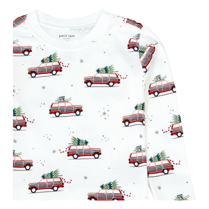 Cars Two-Piece Pyjamas | White- Product image n°1