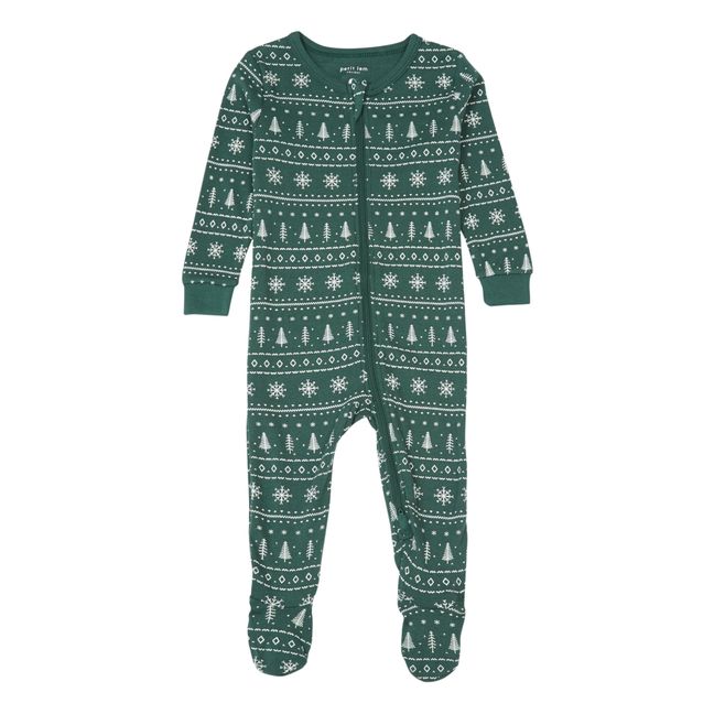 Holiday One-Piece Pyjama | Grün