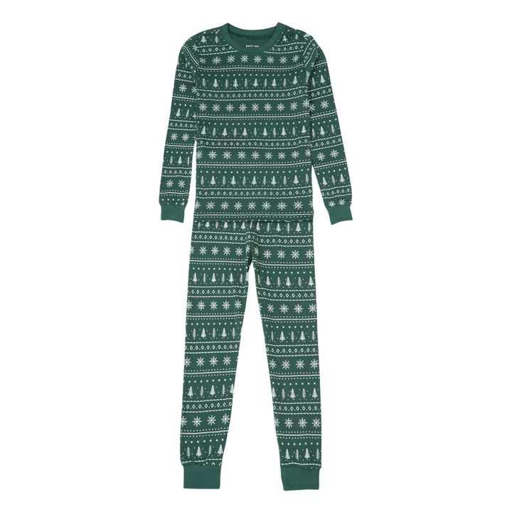 Holiday Two-Piece Pyjamas | Green- Product image n°0