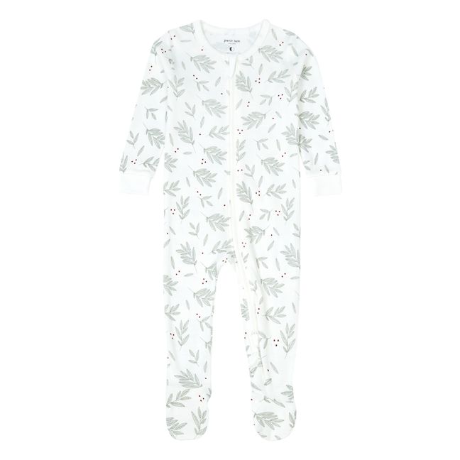 Pyjama Feuille de Laurier | Blanc
