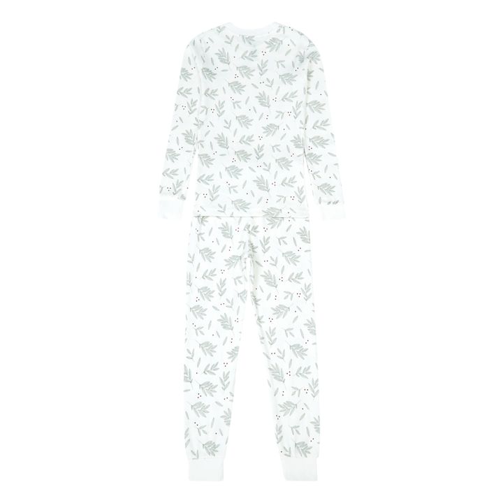 Laurel Leaves Two-Piece Pyjamas | White- Product image n°2