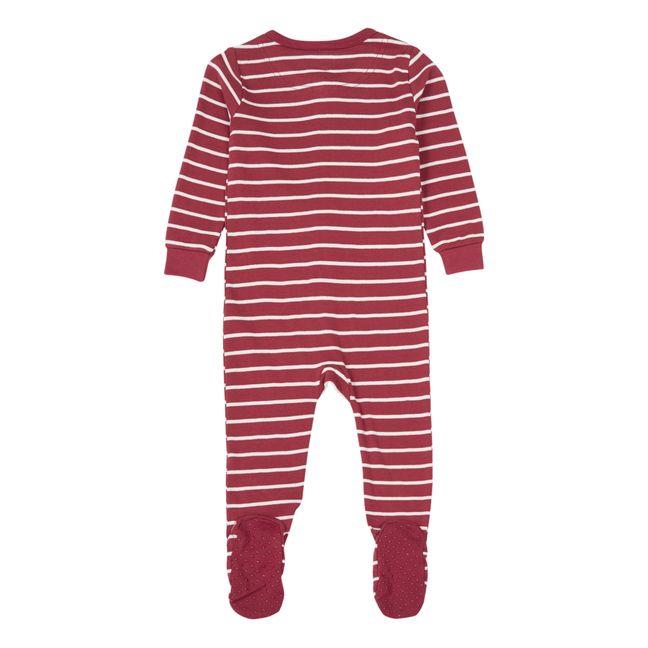 Striped One-Piece Pyjama | Rojo