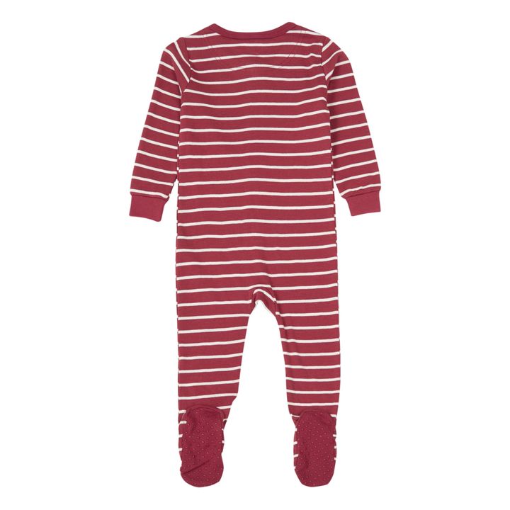 Striped One-Piece Pyjama | Rojo- Imagen del producto n°1