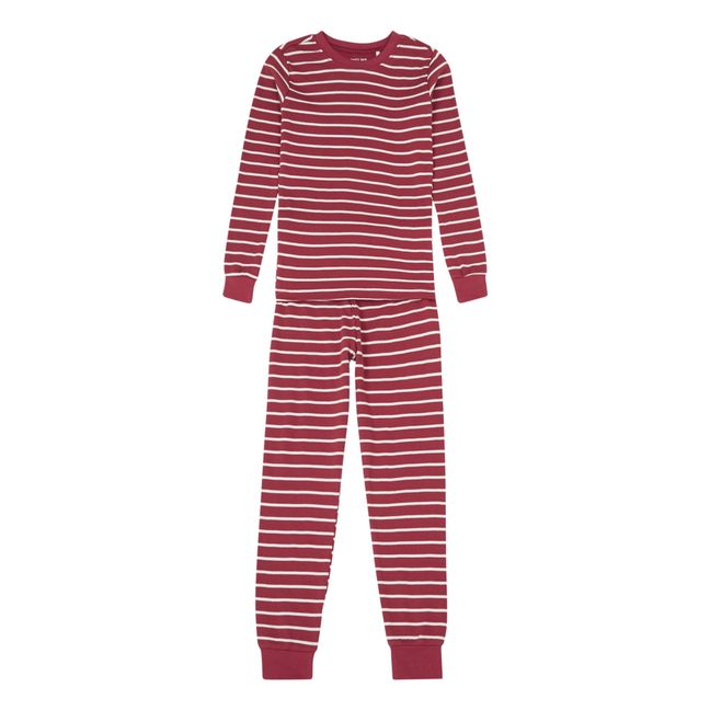 Pyjama Deux Pièces Rayé | Red