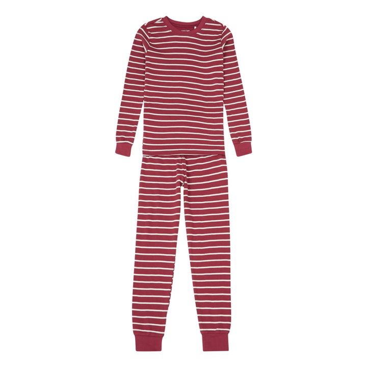 Pyjama Deux Pièces Rayé | Rosso- Immagine del prodotto n°0
