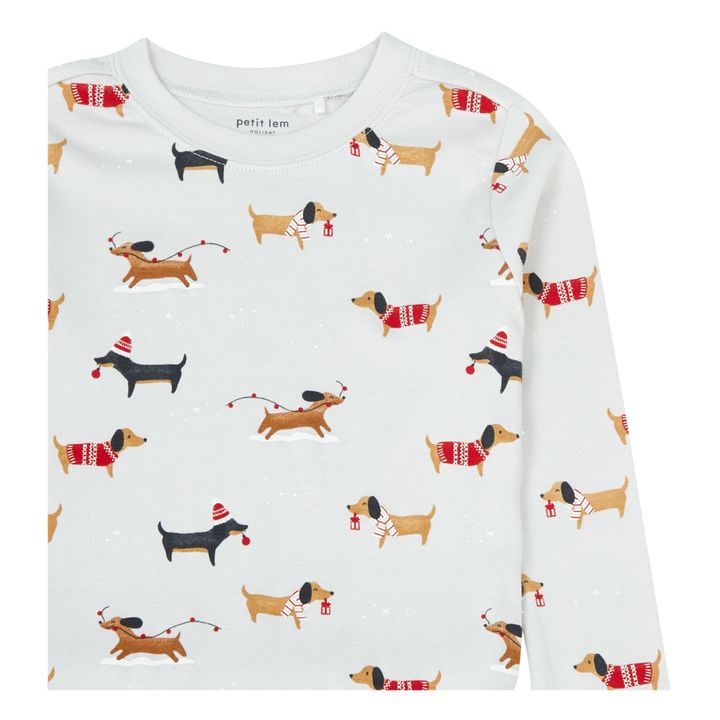 Dogs Two-Piece Pyjama | Grey- Product image n°1