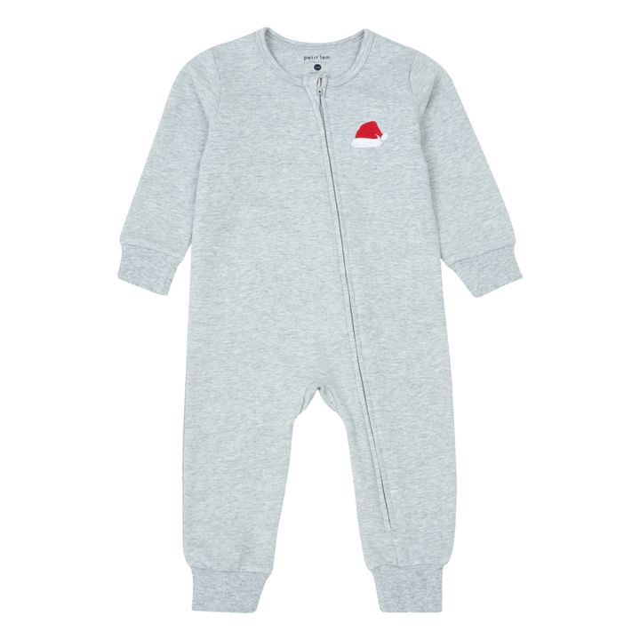 Santa Baby One-Piece Pyjamas | Gris- Imagen del producto n°0