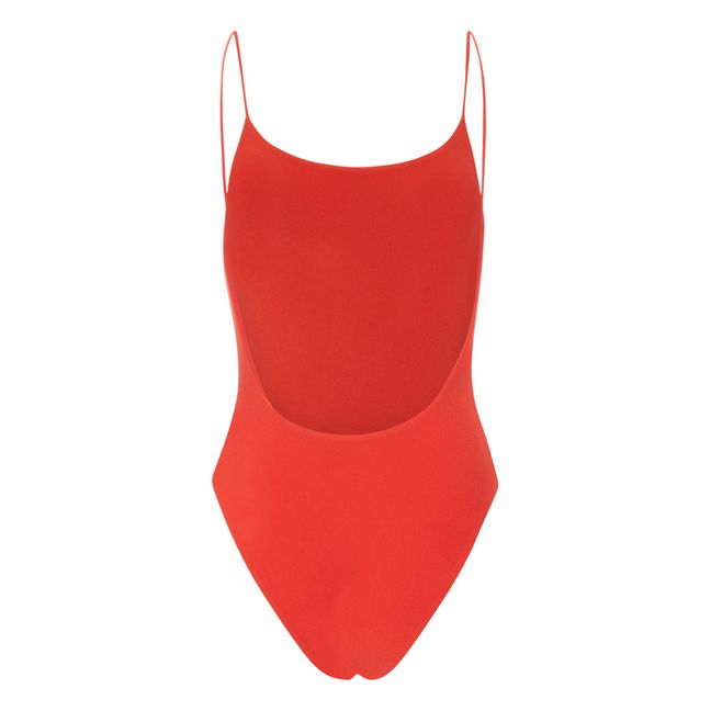 Trophy Terry Cloth One Piece Swimsuit | Red