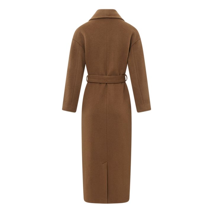 Virgin Wool Belted Coat | Maulwurfsfarben- Produktbild Nr. 5