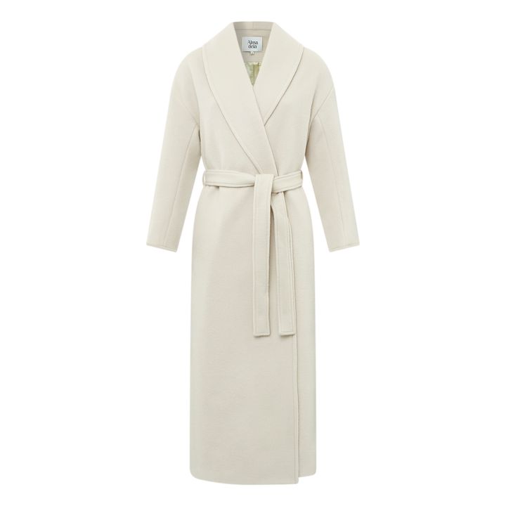 Virgin Wool Belted Coat | Sandfarben- Produktbild Nr. 0