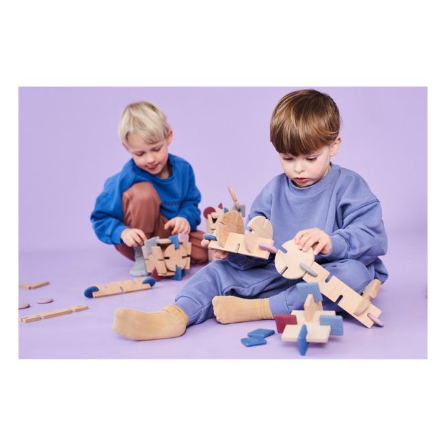 Builder Wood and Silicone Construction Set