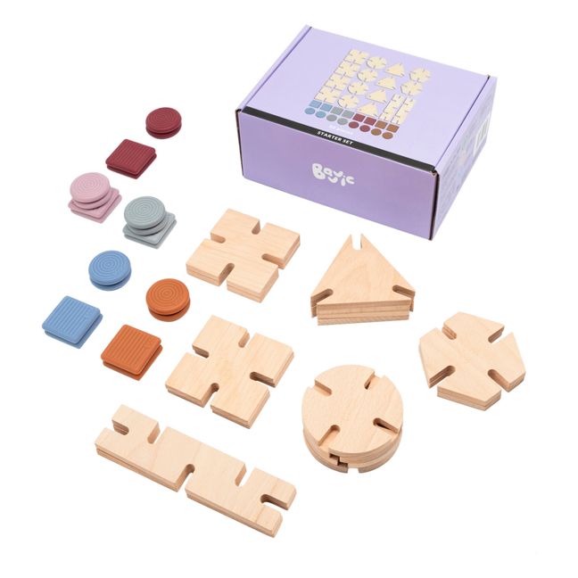 Starter Wood and Silicone Construction Set
