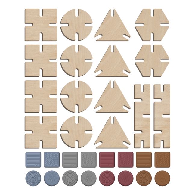 Starter Wood and Silicone Construction Set