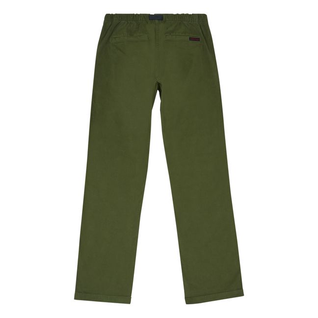 Pantalon Chino Cropped | Verde militare
