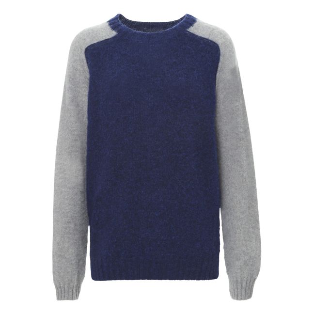 Blind Finger Wool Jumper  | Blu marino