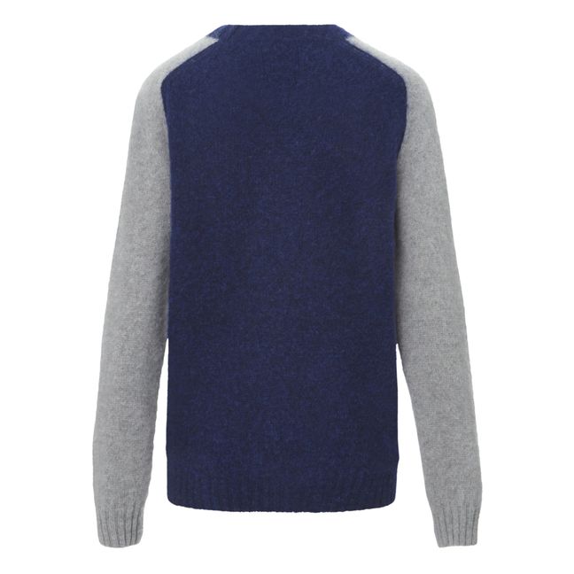 Blind Finger Wool Jumper  | Blu marino