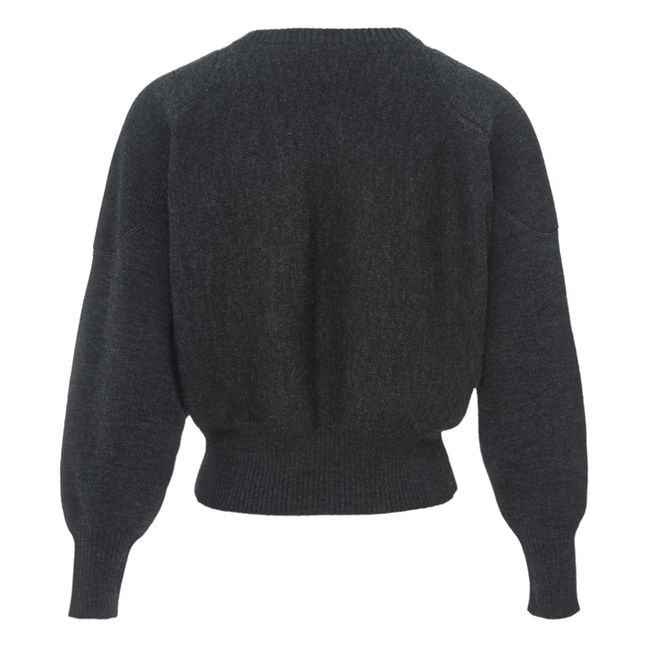 Pull Mérinos Piper - Collection Femme  | Charcoal grey