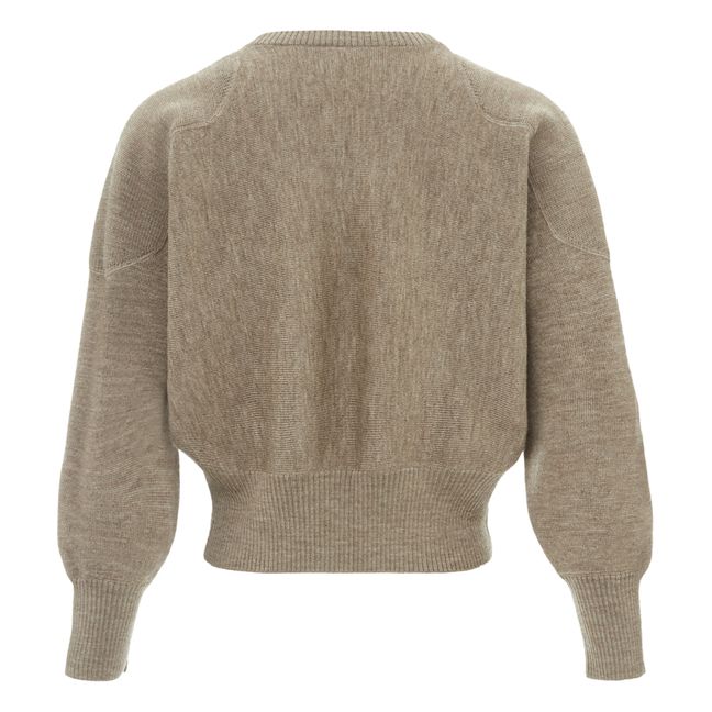 Pull Mérinos Piper - Collection Femme  | Beige