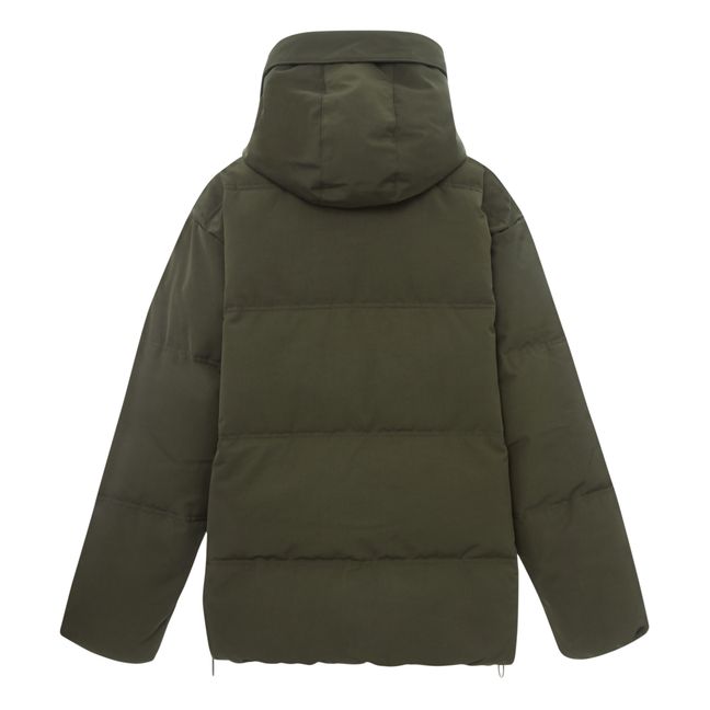 Ekonda Cropped Parka | Olive