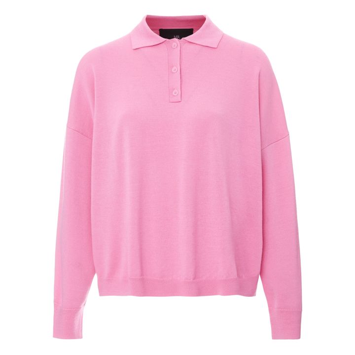 Vitta Button-Up Polo Shirt | Rosa- Imagen del producto n°0
