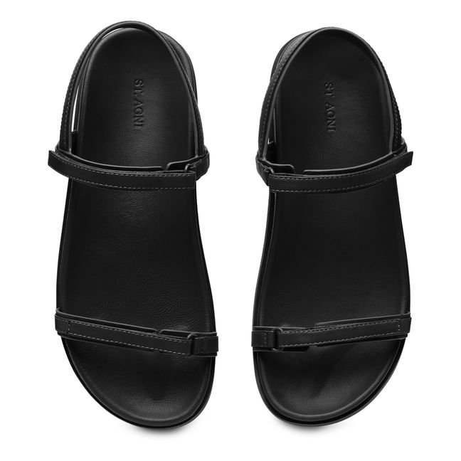 Sandales Gio Velcro | Noir