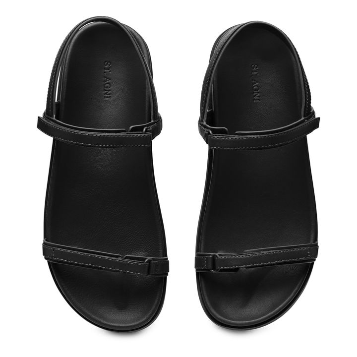 Sandalias con velcro Gio | Negro- Imagen del producto n°0