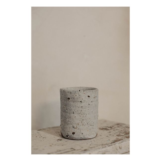 Kerze La Roca Wilde Feige - 240 g | Grau Meliert
