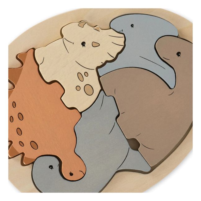Dino-Puzzle  aus Holz