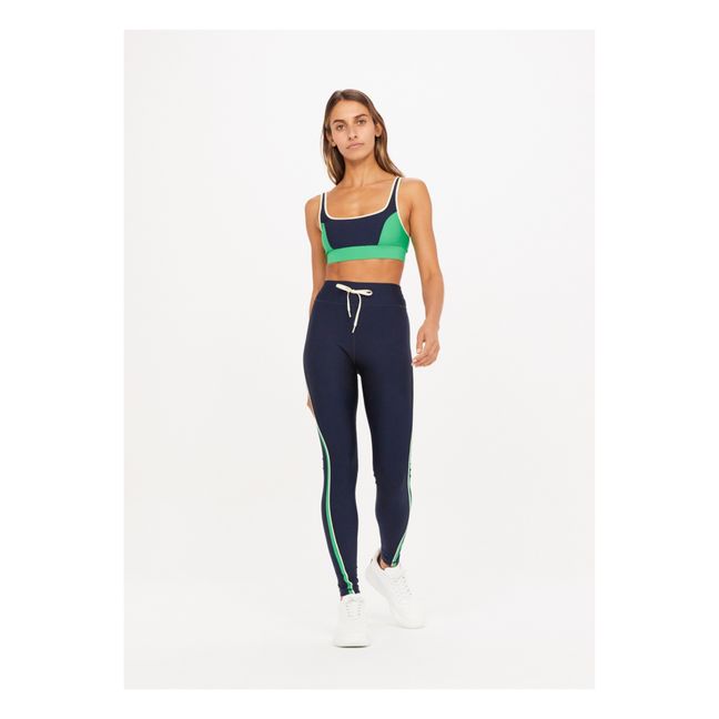 Kala Rory Two-Tone Crop Top | Azul Marino