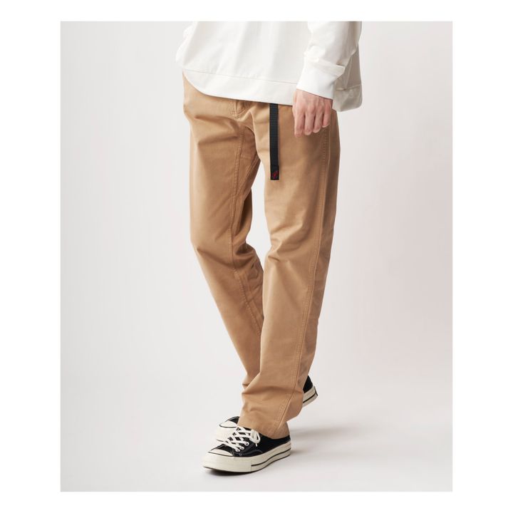 Cropped Chino Trousers | Beige- Product image n°1