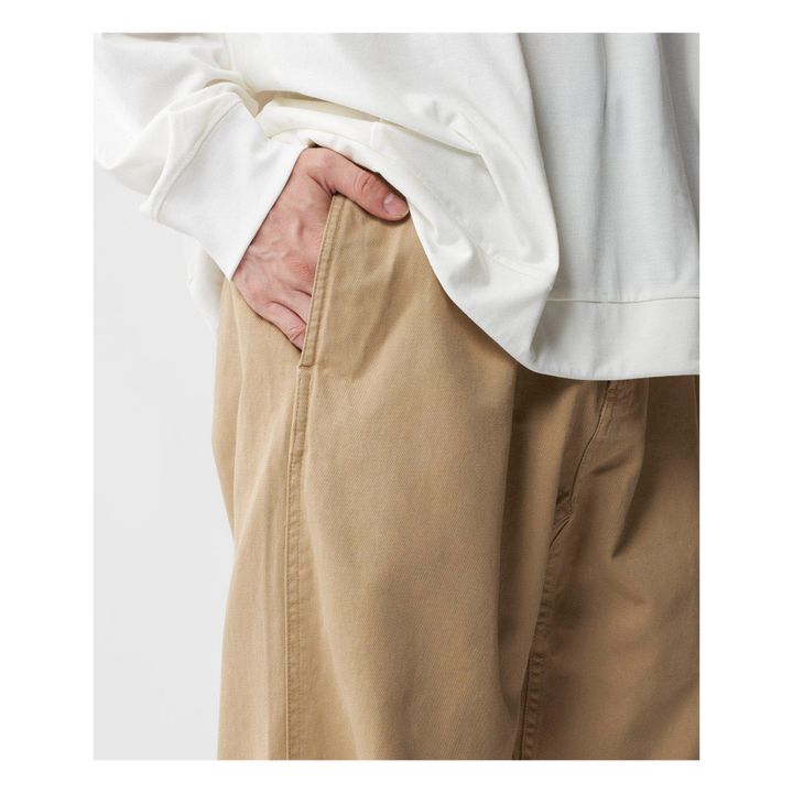 Cropped Chino Trousers | Beige- Imagen del producto n°2