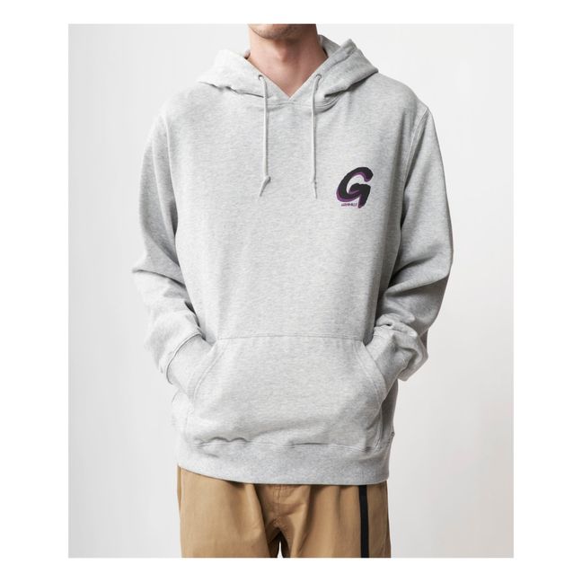 Felpa con cappuccio Big G-Logo | Grigio chino chiaro