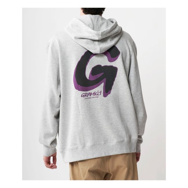 Felpa con cappuccio Big G-Logo | Grigio chino chiaro