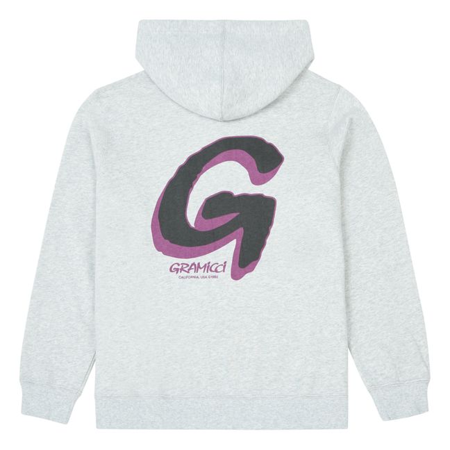 Big G-Logo Hoodie | Gris jaspeado claro
