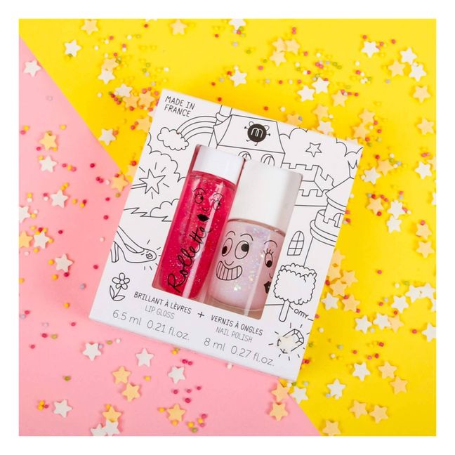 Fairytale Pink Nail Polish & Lip Gloss Set
