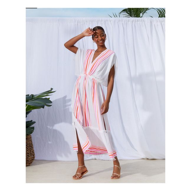Robe Plunge Neck Eshe | Rose