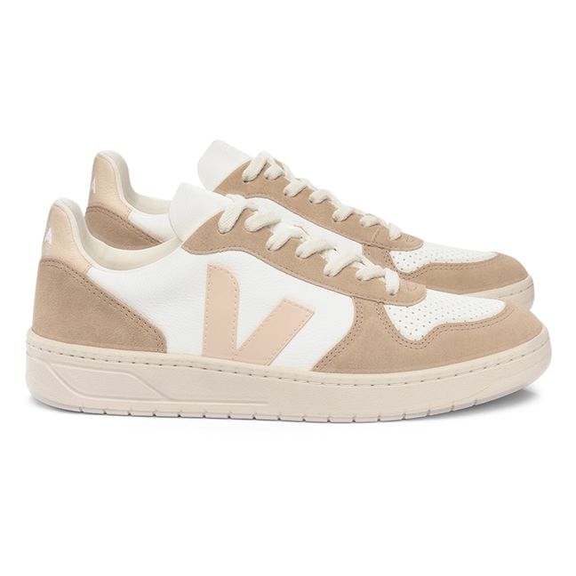 Chromefree V-10 Leather Sneakers | Sand