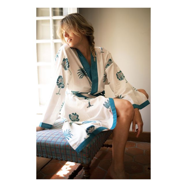 Kimono Palme | Blau